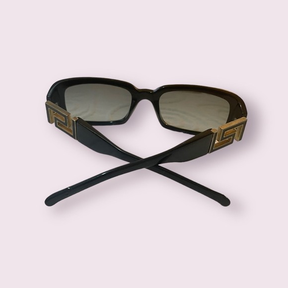 Versace Mod. 740 Col. 852 Black Gold Frame Grey Gradient Lens Sunglasses - Picture 5 of 7